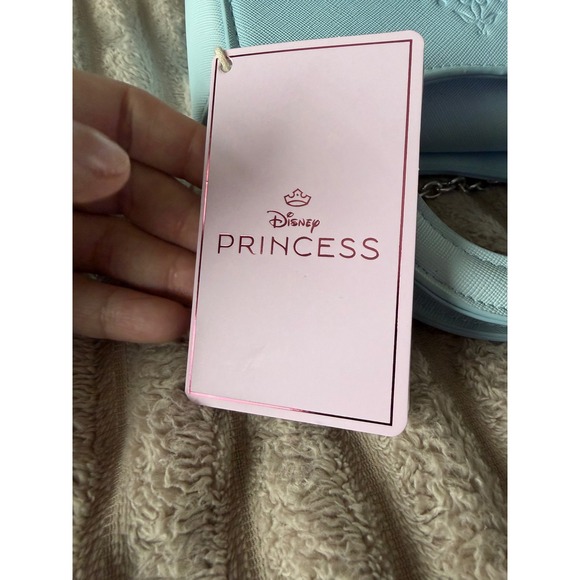 Loungefly Disney Cinderella 75th Anniversary Crossbody Bag Blue WDTB3155 NWT - Picture 4 of 5